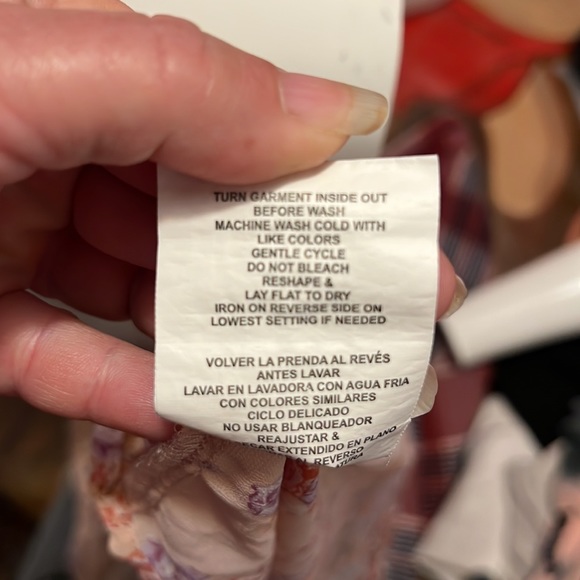 Taylor & Sage boho button down blouse with tassels size small - Picture 10 of 10